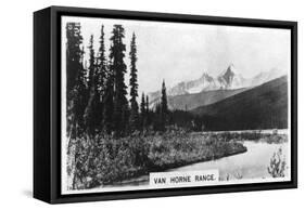 Van Horne Range, Canadian Rockies, C1920S-null-Framed Stretched Canvas