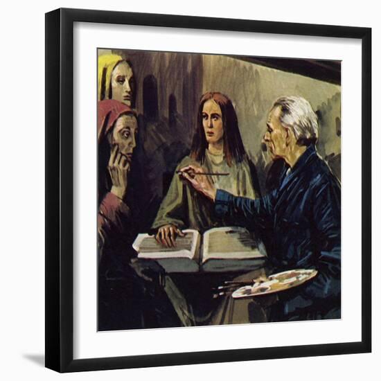 Van Meegeren Was Able to Prove That He Had Forged the Paintings-Luis Arcas Brauner-Framed Giclee Print