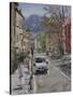 Van on Gay Street, April-Tom Hughes-Stretched Canvas