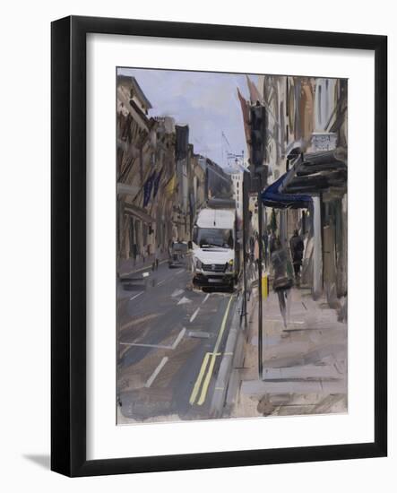 Van on New Bond Street, May-Tom Hughes-Framed Giclee Print