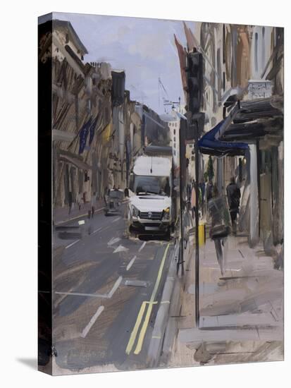 Van on New Bond Street, May-Tom Hughes-Stretched Canvas