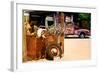 Van - Route 66 - Gas Station - Arizona - United States-Philippe Hugonnard-Framed Photographic Print