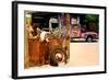 Van - Route 66 - Gas Station - Arizona - United States-Philippe Hugonnard-Framed Photographic Print