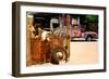 Van - Route 66 - Gas Station - Arizona - United States-Philippe Hugonnard-Framed Photographic Print