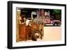 Van - Route 66 - Gas Station - Arizona - United States-Philippe Hugonnard-Framed Photographic Print