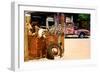 Van - Route 66 - Gas Station - Arizona - United States-Philippe Hugonnard-Framed Photographic Print