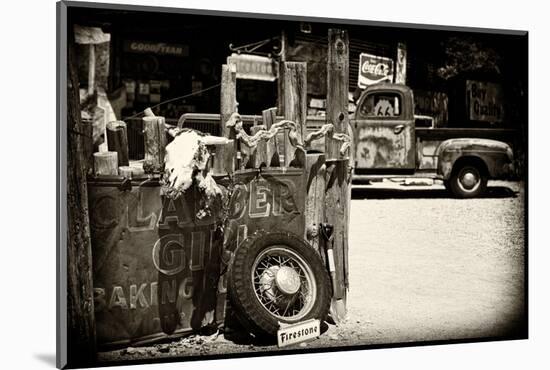 Van - Route 66 - Gas Station - Arizona - United States-Philippe Hugonnard-Mounted Photographic Print