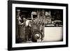 Van - Route 66 - Gas Station - Arizona - United States-Philippe Hugonnard-Framed Photographic Print