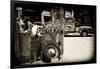 Van - Route 66 - Gas Station - Arizona - United States-Philippe Hugonnard-Framed Photographic Print