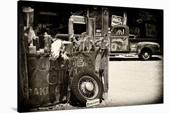 Van - Route 66 - Gas Station - Arizona - United States-Philippe Hugonnard-Stretched Canvas