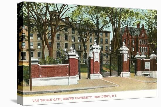 Van Wickle Gate, Brown University, Providence, Rhode Island-null-Stretched Canvas