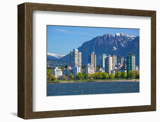 Vancouver Across English Bay-null-Framed Art Print