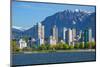 Vancouver Across English Bay-null-Mounted Art Print