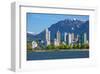 Vancouver Across English Bay-null-Framed Art Print