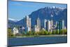 Vancouver Across English Bay-null-Mounted Art Print