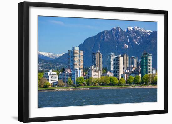 Vancouver Across English Bay-null-Framed Art Print