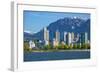 Vancouver Across English Bay-null-Framed Art Print