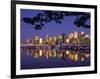 Vancouver and Lost Lagoon at Night-Ron Watts-Framed Photographic Print