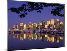 Vancouver and Lost Lagoon at Night-Ron Watts-Mounted Photographic Print