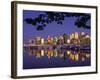 Vancouver and Lost Lagoon at Night-Ron Watts-Framed Photographic Print