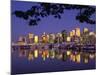 Vancouver and Lost Lagoon at Night-Ron Watts-Mounted Photographic Print