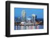 Vancouver At Night-null-Framed Art Print