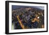 Vancouver Bc Downtown Fisheye View-jpldesigns-Framed Photographic Print