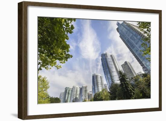 Vancouver Bc Downtown Waterfront Condominiums-jpldesigns-Framed Photographic Print