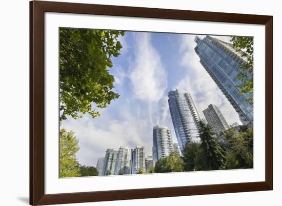 Vancouver Bc Downtown Waterfront Condominiums-jpldesigns-Framed Photographic Print