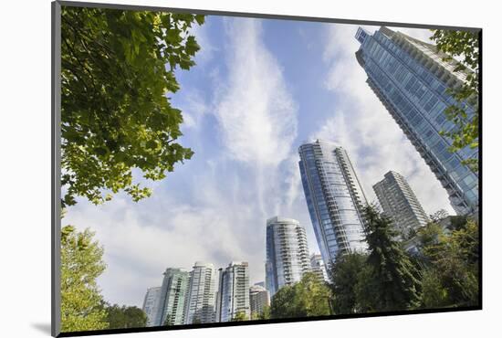Vancouver Bc Downtown Waterfront Condominiums-jpldesigns-Mounted Photographic Print