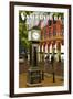 Vancouver, BC - Steam Clock-Lantern Press-Framed Art Print