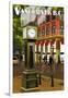 Vancouver, BC - Steam Clock-Lantern Press-Framed Art Print