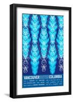 Vancouver British Columbia-J Hill Design-Framed Giclee Print