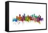 Vancouver Canada Skyline-Michael Tompsett-Framed Stretched Canvas