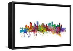 Vancouver Canada Skyline-Michael Tompsett-Framed Stretched Canvas