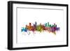 Vancouver Canada Skyline-Michael Tompsett-Framed Premium Giclee Print