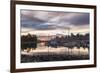 Vancouver city in the morning, viewed from the Stanley Park, Vancouver, British Columbia, Canada, N-JIA HE-Framed Photographic Print