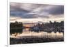 Vancouver city in the morning, viewed from the Stanley Park, Vancouver, British Columbia, Canada, N-JIA HE-Framed Photographic Print