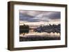 Vancouver city in the morning, viewed from the Stanley Park, Vancouver, British Columbia, Canada, N-JIA HE-Framed Photographic Print