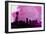 Vancouver City Skyline-NaxArt-Framed Art Print