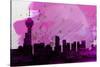 Vancouver City Skyline-NaxArt-Stretched Canvas