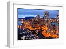 Vancouver Downtown Canada-null-Framed Art Print