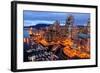 Vancouver Downtown Canada-null-Framed Art Print