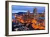 Vancouver Downtown Canada-null-Framed Art Print