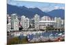 Vancouver Downtown False Creek-null-Mounted Art Print