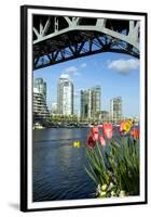 Vancouver from GranvilleIsland-null-Framed Premium Giclee Print