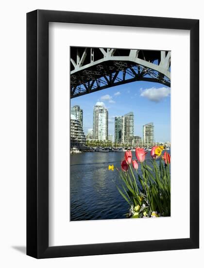 Vancouver from GranvilleIsland-null-Framed Art Print