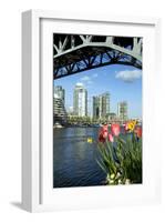 Vancouver from GranvilleIsland-null-Framed Art Print