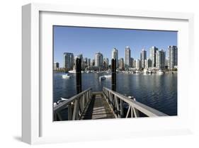 Vancouver from GranvilleIsland-null-Framed Art Print