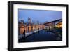 Vancouver from GranvilleIsland-null-Framed Art Print